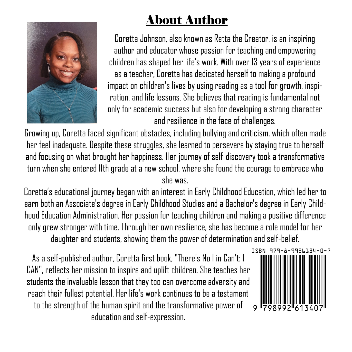 There’s No “I” in Can’t – Inspiring Kids’ Storybook